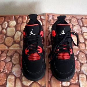 AIR JORDAN 4 RETRO "RED THUNDER"🎒🟰🎴🕹🎯